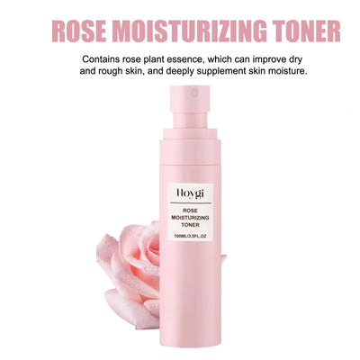 Rose Toner Moisturizing Nourishing Rejuvenating Improve Dryness Roughness Korean Skincare Oil Control Whitening Rose Water Spray