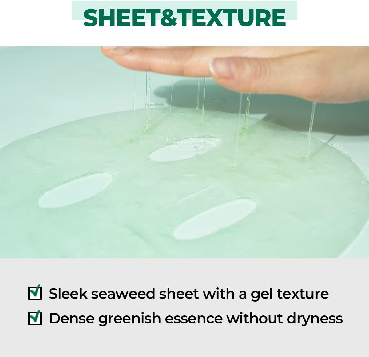 No.1 Dewy Glow Spa Sheet Mask 4Ea / Boîte | Apaiser Et Détendre, Peau Rosée Et Hydratée