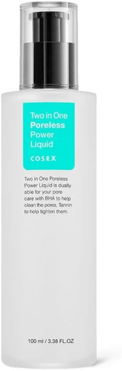 Two in One Poreless Power Liquid, 100Ml / 3.38 Fl.Oz | Resserrement Des Pores | Sans Test Sur Les Animaux, Sans Paraben, Korean Skincare