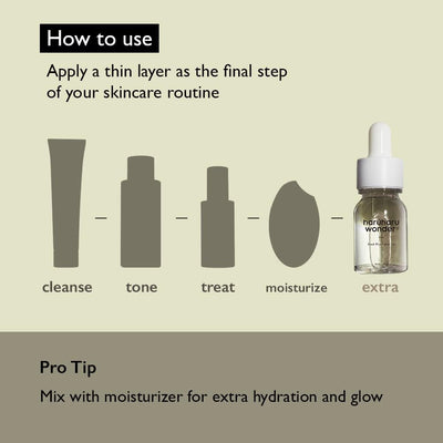 Wonder Huile Pour Le Visage Au Riz Noir Wonder (10 Ml) | Huile Pour Le Visage