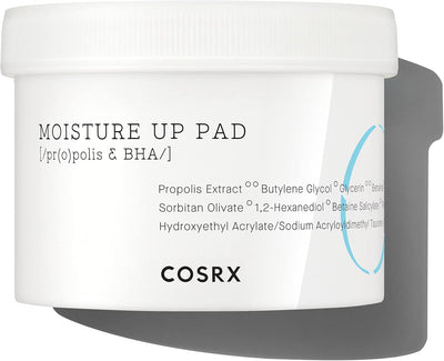 One Step Moisture up Pad 70 Disques | Exfoliant Cotons Avec BHA PHA Peeling Toner Lotion Tonique | Soins Pour Le Visage Peau Sèche Et Teint Irrégulière Avec Acide Salicylique