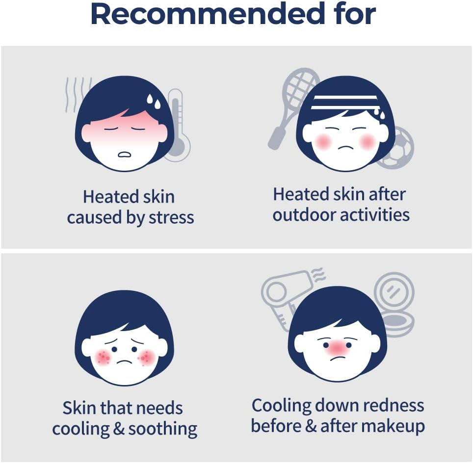 No.4 Icy Soothing Sheet Mask 4Ea/Boîte | Rafraîchissez Instantanément La Peau Chauffée, Apaisez Et Détendez Les Éruptions Soudaines