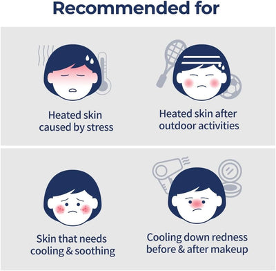 No.4 Icy Soothing Sheet Mask 4Ea/Boîte | Rafraîchissez Instantanément La Peau Chauffée, Apaisez Et Détendez Les Éruptions Soudaines
