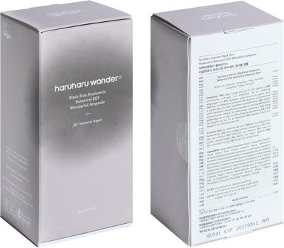Wonder |  Wonder Du Riz Noir 2GF Ampoule 1 Fl.Oz / 30Ml | Serum EGF Pour Le Visage, anti Rides | Sans Cruauté Animale | EWG Green
