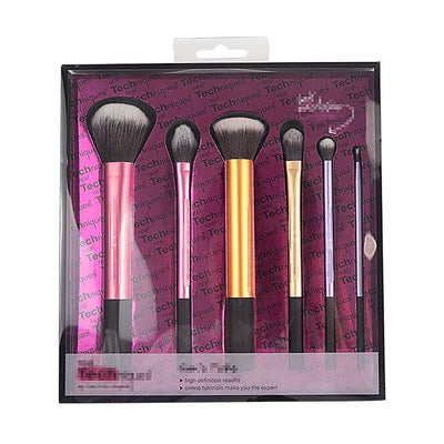 Popular Full Set of Makeup Brush Set Powder Blusher Brush Halo Dye Brush Eye Shadow Brush Beauty Egg
