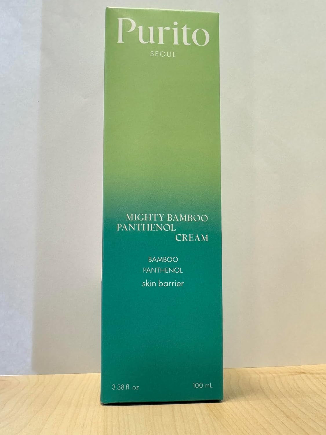 PURITO Panthenol Cream, Glow Skin, Skin Barrier Repair, for All Skin Types, Daily Face Moisturizer, Vegan & Cruelty-Free, Korean Skin Care, Glass Skin, 3.38Fl.Oz / 100Ml
