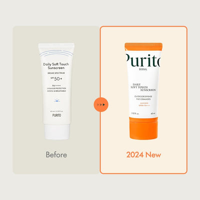 PURITO SEOUL Crème Solaire Quotidienne, SPF50+ PA++++, Céramides, Non White Cast, Protection UVA & UVB Résistante À L'Eau, K-Beauty