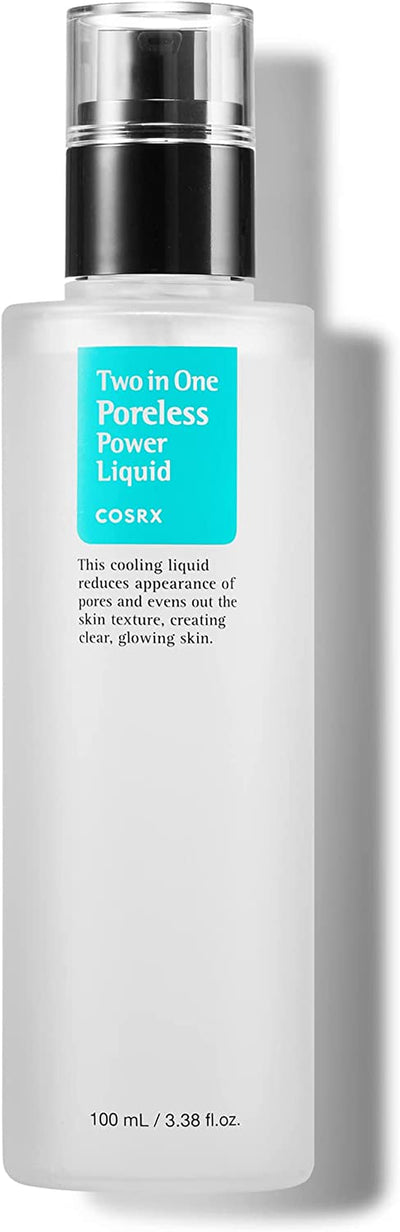 Two in One Poreless Power Liquid, 100Ml / 3.38 Fl.Oz | Resserrement Des Pores | Sans Test Sur Les Animaux, Sans Paraben, Korean Skincare