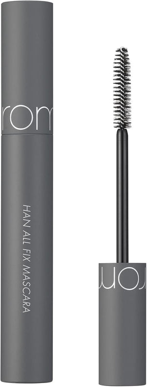 Rom&Nd HAN ALL FIX MASCARA V01 Volume Black, Longueur Intense, Résistant Aux Taches, Sans Grumeaux, Durable, Volumineux, Constructible Et Léger, Volume Et Longueur Instantanés