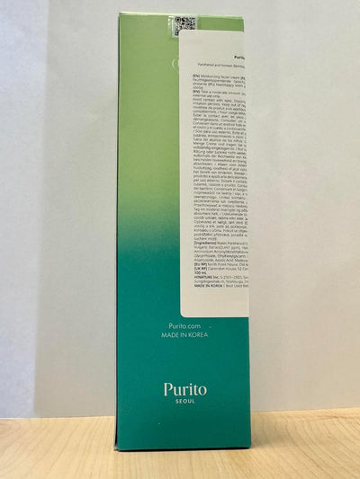 PURITO Panthenol Cream, Glow Skin, Skin Barrier Repair, for All Skin Types, Daily Face Moisturizer, Vegan & Cruelty-Free, Korean Skin Care, Glass Skin, 3.38Fl.Oz / 100Ml