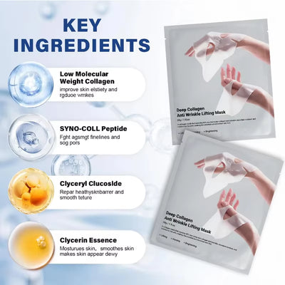 Overnight Korean Cosmetics Collagen Mask anti Wrinkle Deep Collagen Biodance Collagen Face Mask Lifting Firming Moisturizing