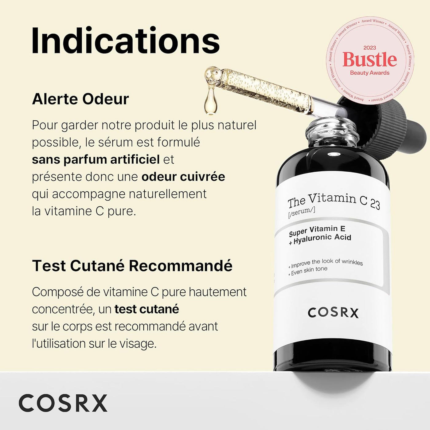 Sérum À La Vitamine C Pure À 23% Avec Vitamine E (Acide Ascorbique) Et Acide Hyaluronique, Sérum Hydratant Pour Le Visage, Réduit Les Ridules 0,70 Fl.Oz, 20 G (Paquet De 1)