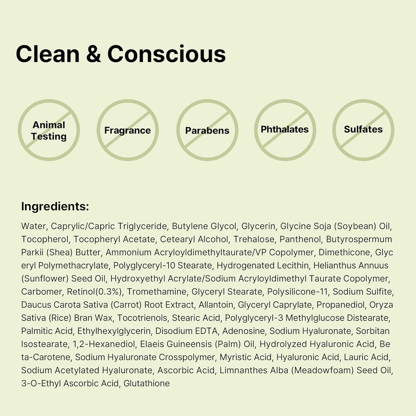 Retinol Cream 0.3, 0.67 Oz, Crème Anti-Âge Pour Les Yeux Et Le Cou Avec Traitement Rétinoïde Pour Raffermir La Peau, Réduire Les Rides, Les Ridules Et Les Signes De Vieillissement