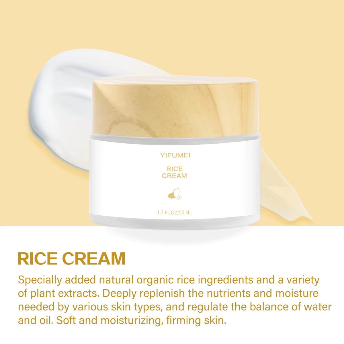 Original Skincare Rice Whitening Cream for Acne Melasma Treatment Pigmentation Face Lifting Anti-Wrinkle Beauty Cosmetics
