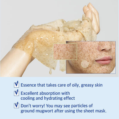 No.4 Icy Soothing Sheet Mask 4Ea/Boîte | Rafraîchissez Instantanément La Peau Chauffée, Apaisez Et Détendez Les Éruptions Soudaines