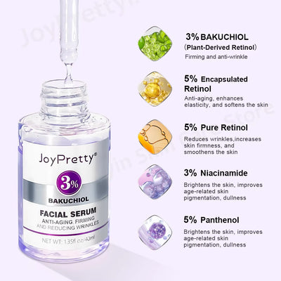 Plant Retinol Face Serum Wrinkle Removal Hyaluronic Acid Lifting Moisturizing Skin Care Niacinamide Facial Serum Skincare