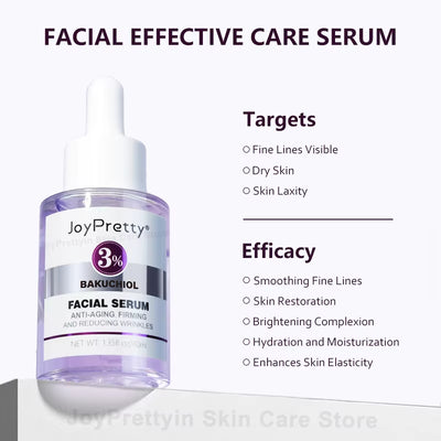 Plant Retinol Face Serum Wrinkle Removal Hyaluronic Acid Lifting Moisturizing Skin Care Niacinamide Facial Serum Skincare
