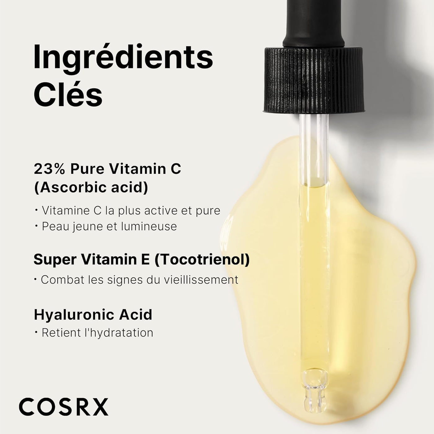 Sérum À La Vitamine C Pure À 23% Avec Vitamine E (Acide Ascorbique) Et Acide Hyaluronique, Sérum Hydratant Pour Le Visage, Réduit Les Ridules 0,70 Fl.Oz, 20 G (Paquet De 1)
