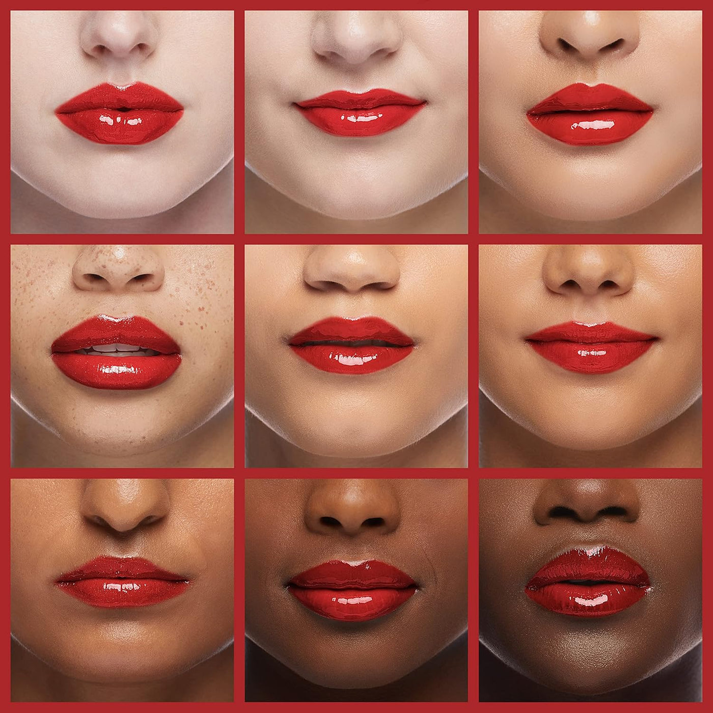 Teinte À L'Eau Brillante 8 Couleurs | Couleurs Vives, Finition Brillante, Longue Durée, Hydratante, Beauté Naturelle | Utilisation Quotidienne, K-Beauty | 4G/0.14Oz No.02 GOUTTE ROUGE
