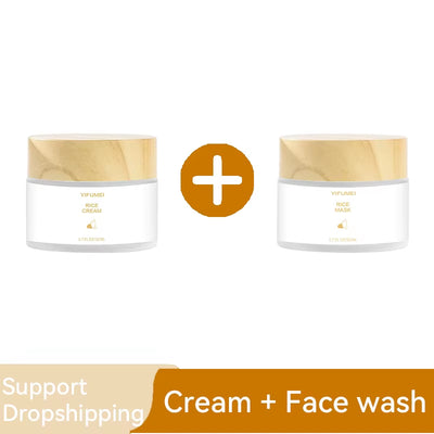 Original Skincare Rice Whitening Cream for Acne Melasma Treatment Pigmentation Face Lifting Anti-Wrinkle Beauty Cosmetics
