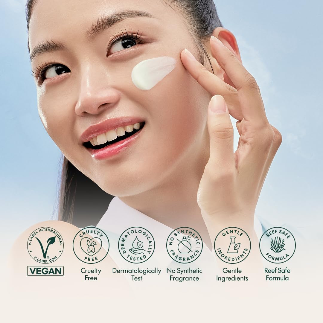 PURITO SEOUL Crème Solaire Quotidienne, SPF50+ PA++++, Céramides, Non White Cast, Protection UVA & UVB Résistante À L'Eau, K-Beauty