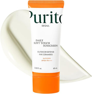 PURITO SEOUL Crème Solaire Quotidienne, SPF50+ PA++++, Céramides, Non White Cast, Protection UVA & UVB Résistante À L'Eau, K-Beauty