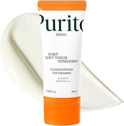 PURITO SEOUL Crème Solaire Quotidienne, SPF50+ PA++++, Céramides, Non White Cast, Protection UVA & UVB Résistante À L'Eau, K-Beauty