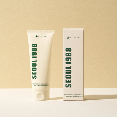 K-SECRET SEOUL 1988 Cleansing Foam : Pine Cica 1% + Probiotics 150ml